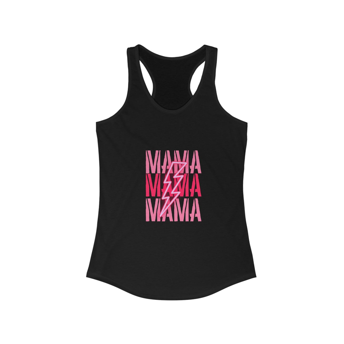 MAMA Lightning Bolt Women's Ideal Racerback Tank