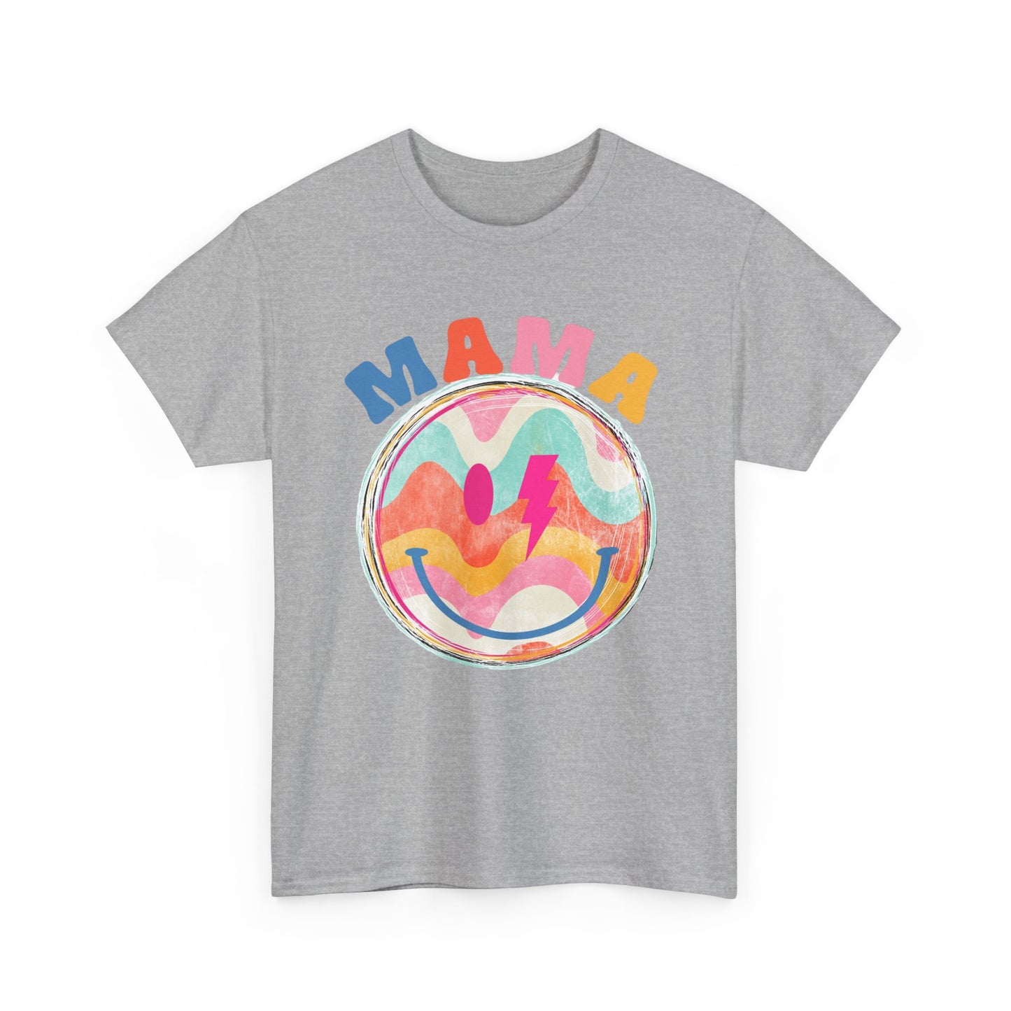 Retro 70's MAMA Smiley Face Unisex Tee