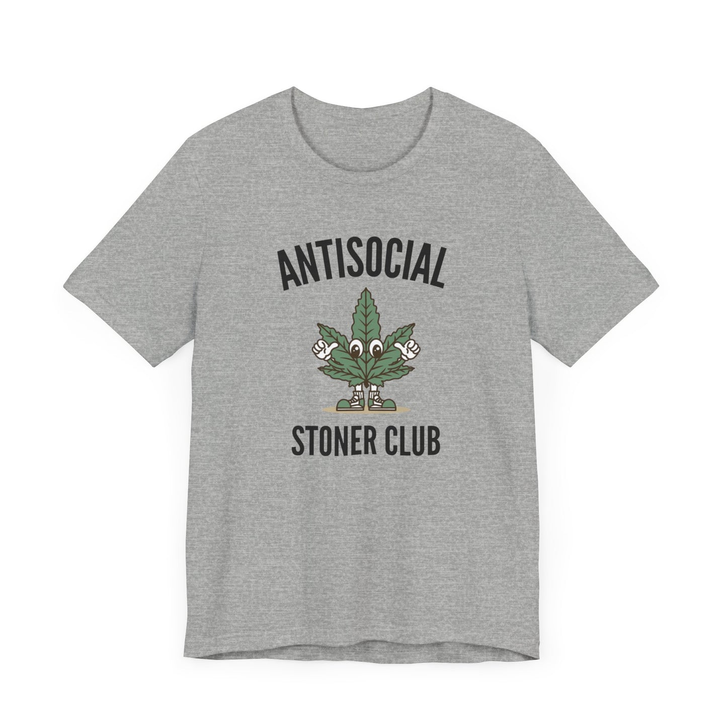 Antisocial Stoner Club (Cannabis) Jersey Short Sleeve Tee