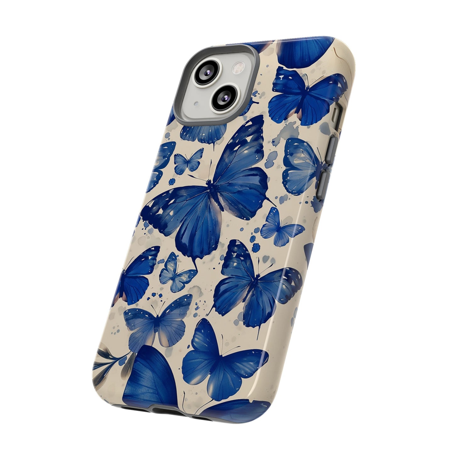 Blue Butterfly Tough Phone Case