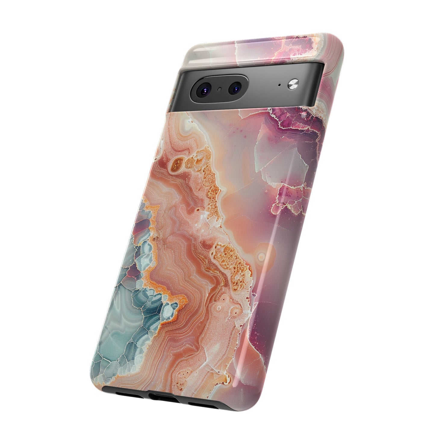 Pink Agate Tough Phone Case