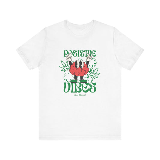 Positive Vibes (Cannabis) Jersey Short Sleeve Tee