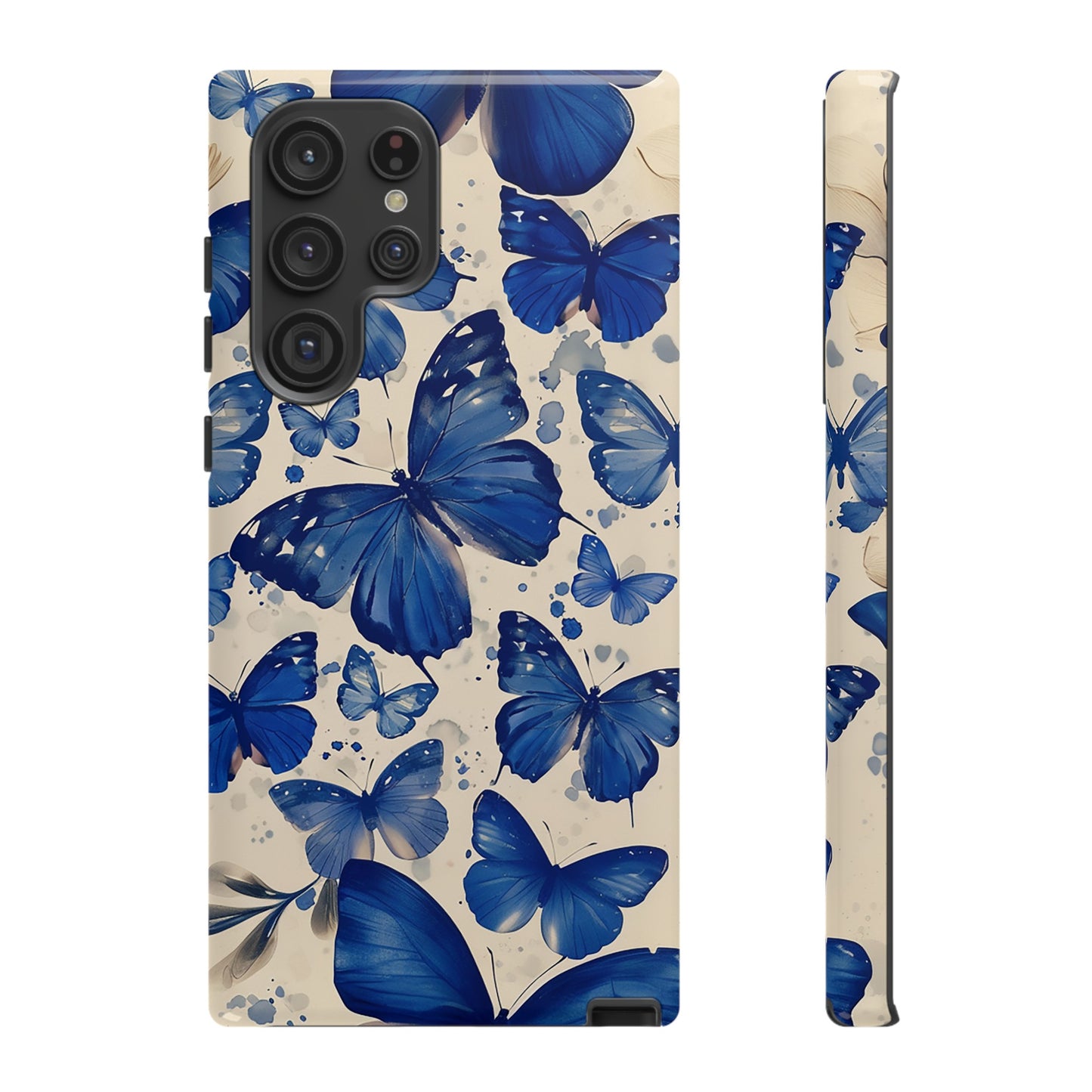 Blue Butterfly Tough Phone Case