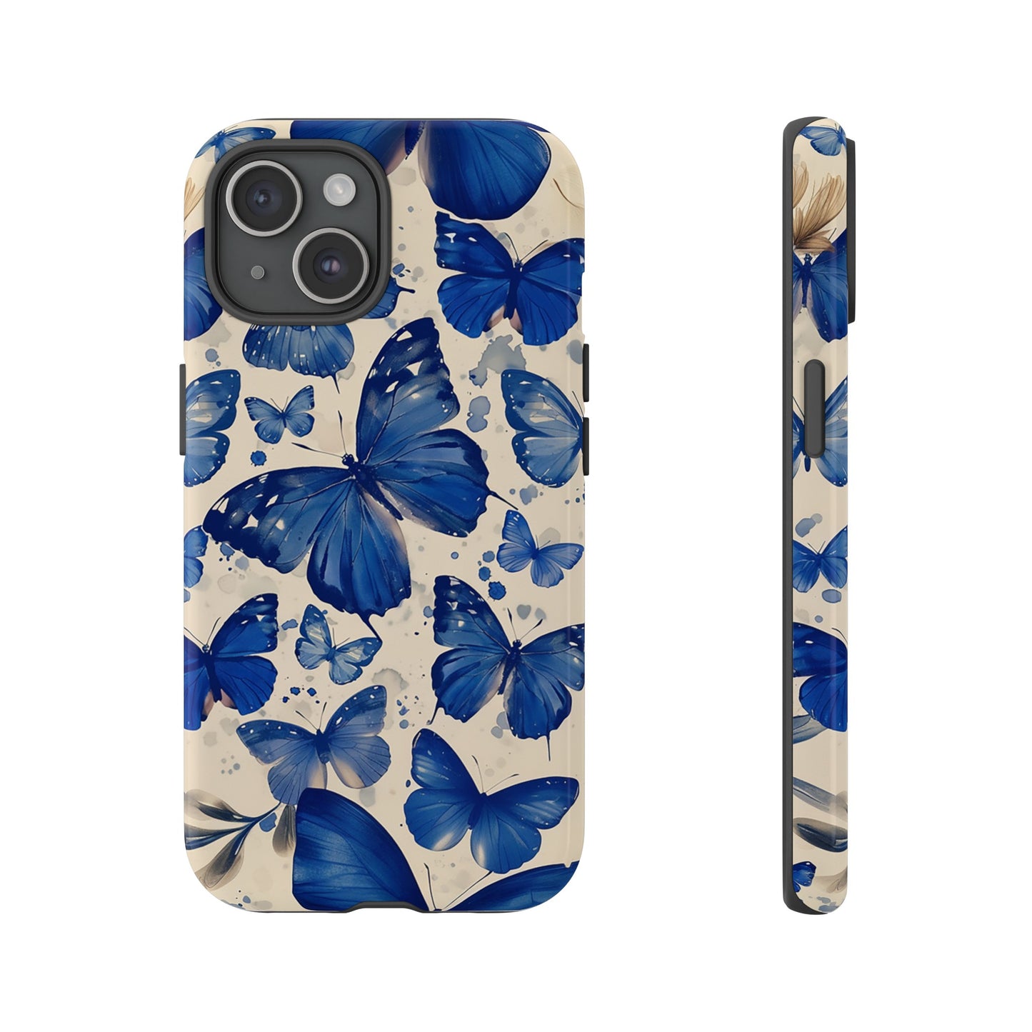 Blue Butterfly Tough Phone Case