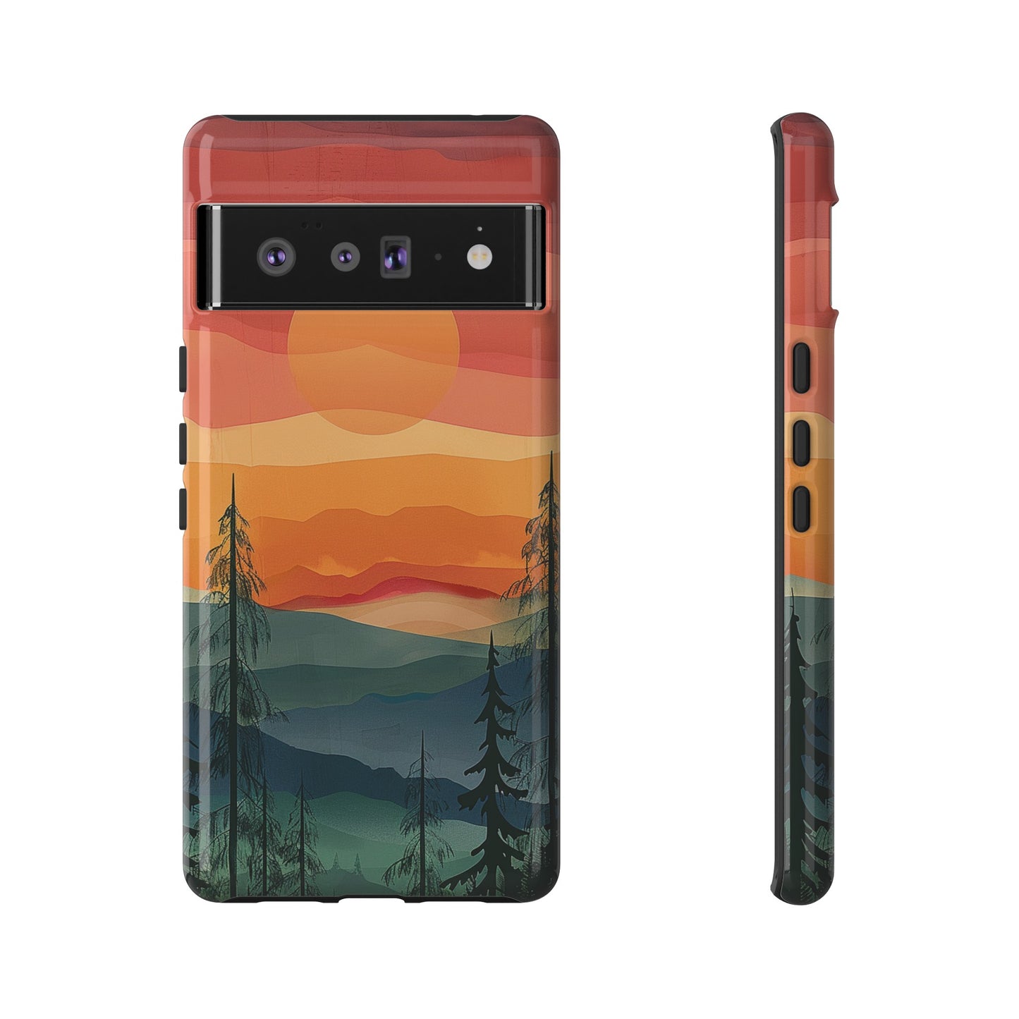 Forest Sunset Tough Phone Case