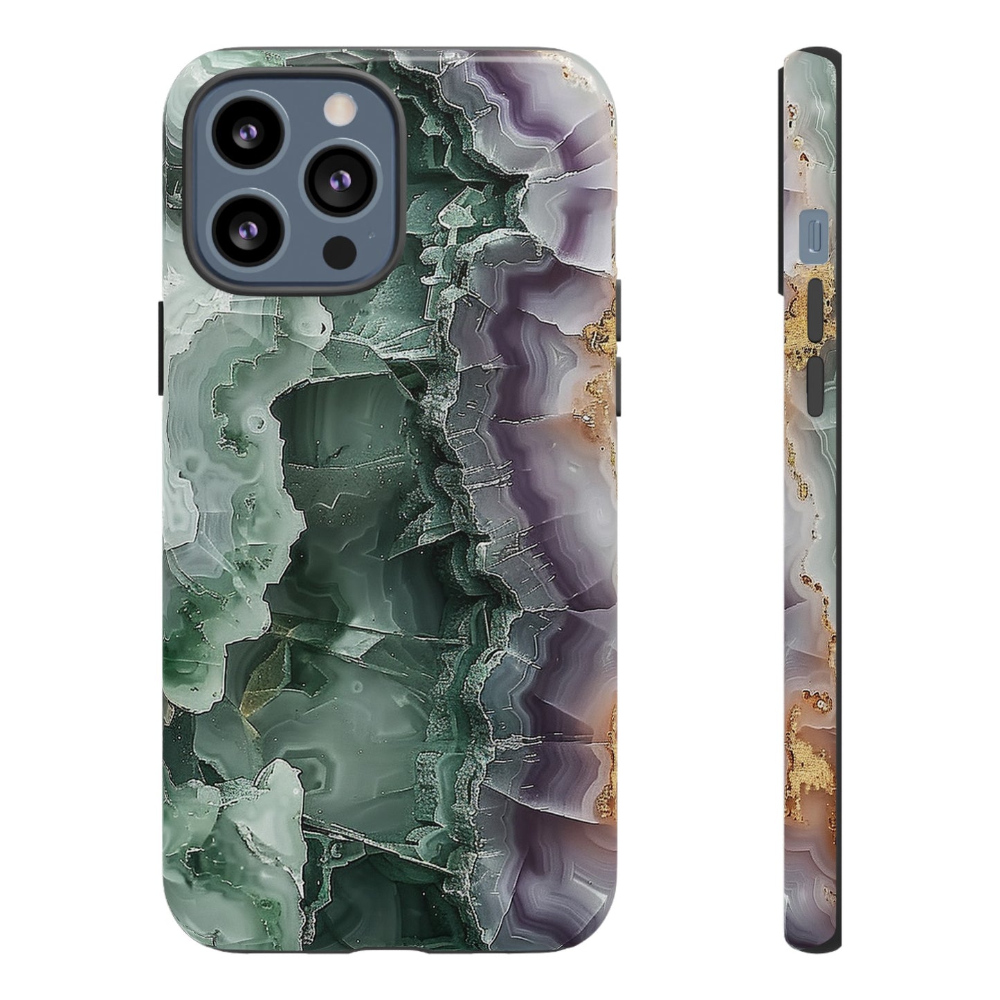 Emerald and Amethyst Tough Phone Case