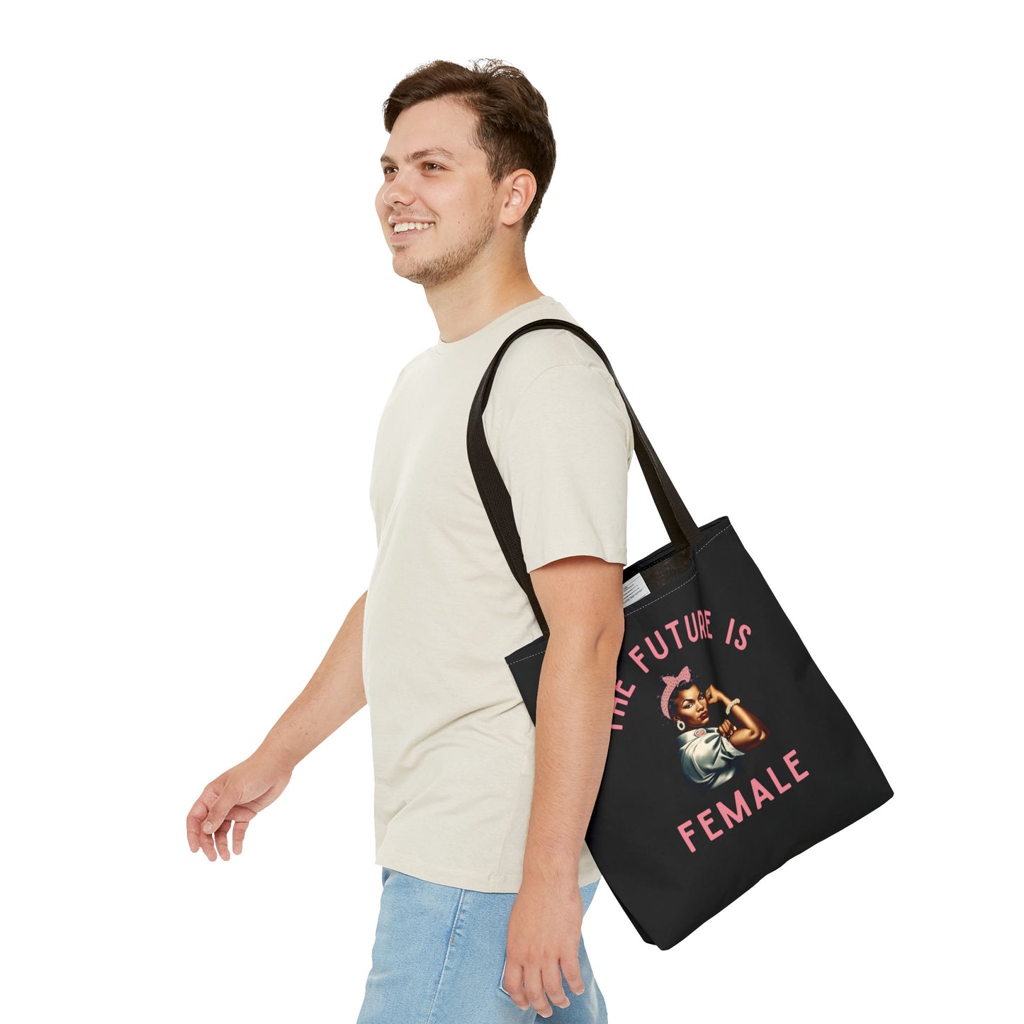 4 The Future is Female Black Tote Bag