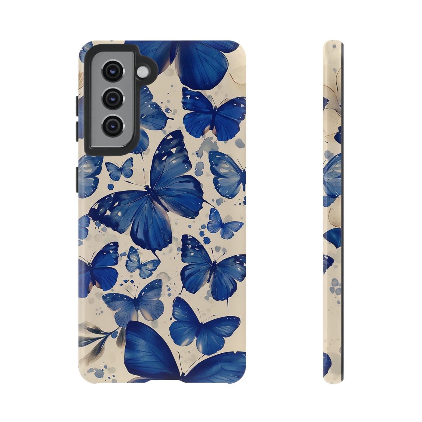 Blue Butterfly Tough Phone Case