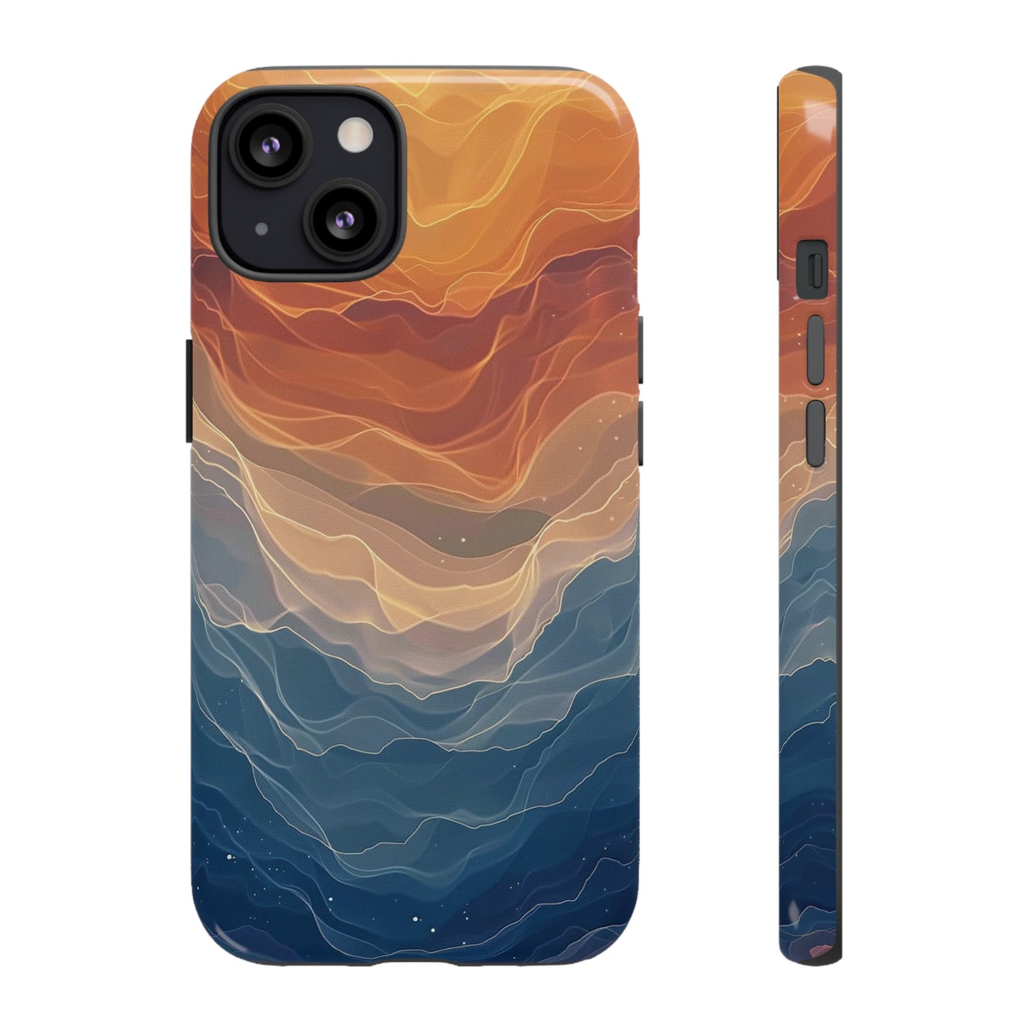 Color Waves Tough Phone Case