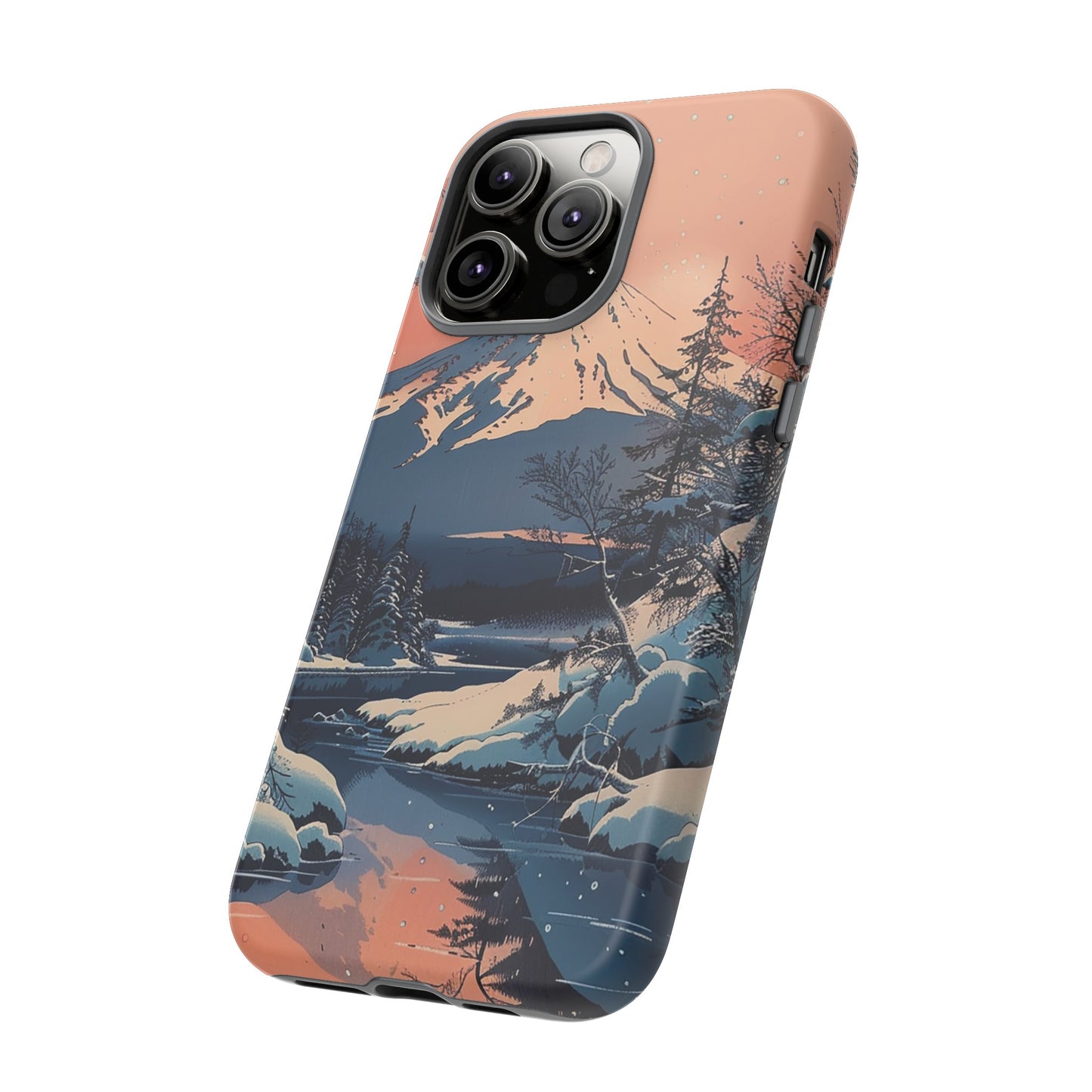 Snow Covered Mountain Tough Phone Case