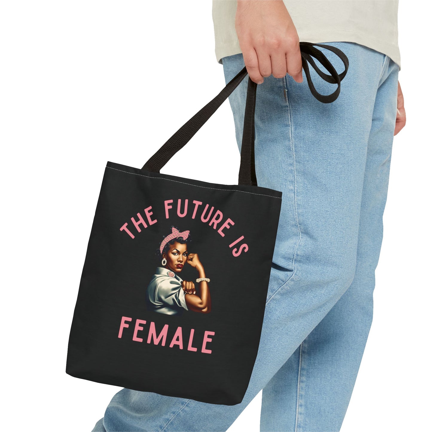 4 The Future is Female Black Tote Bag