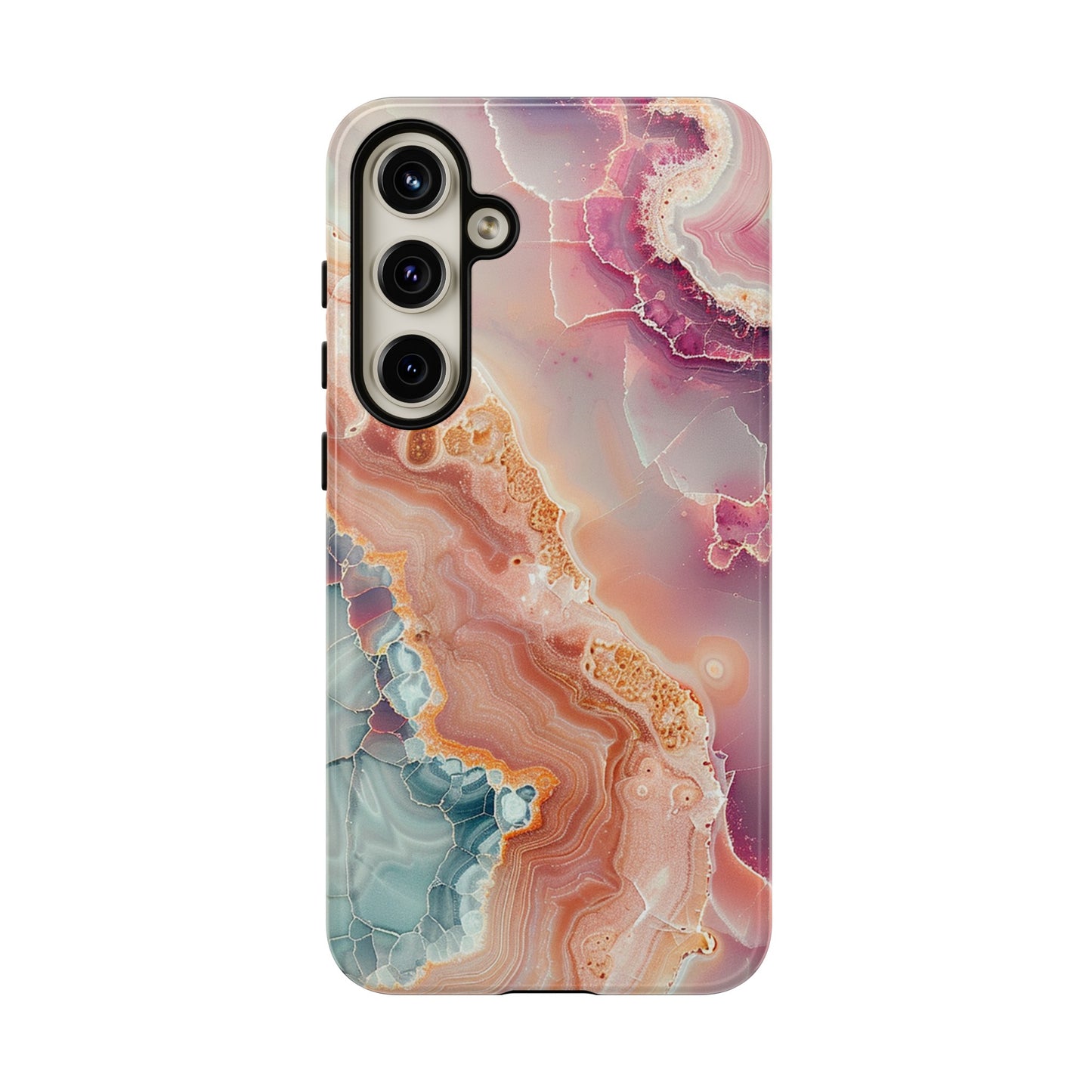 Pink Agate Tough Phone Case