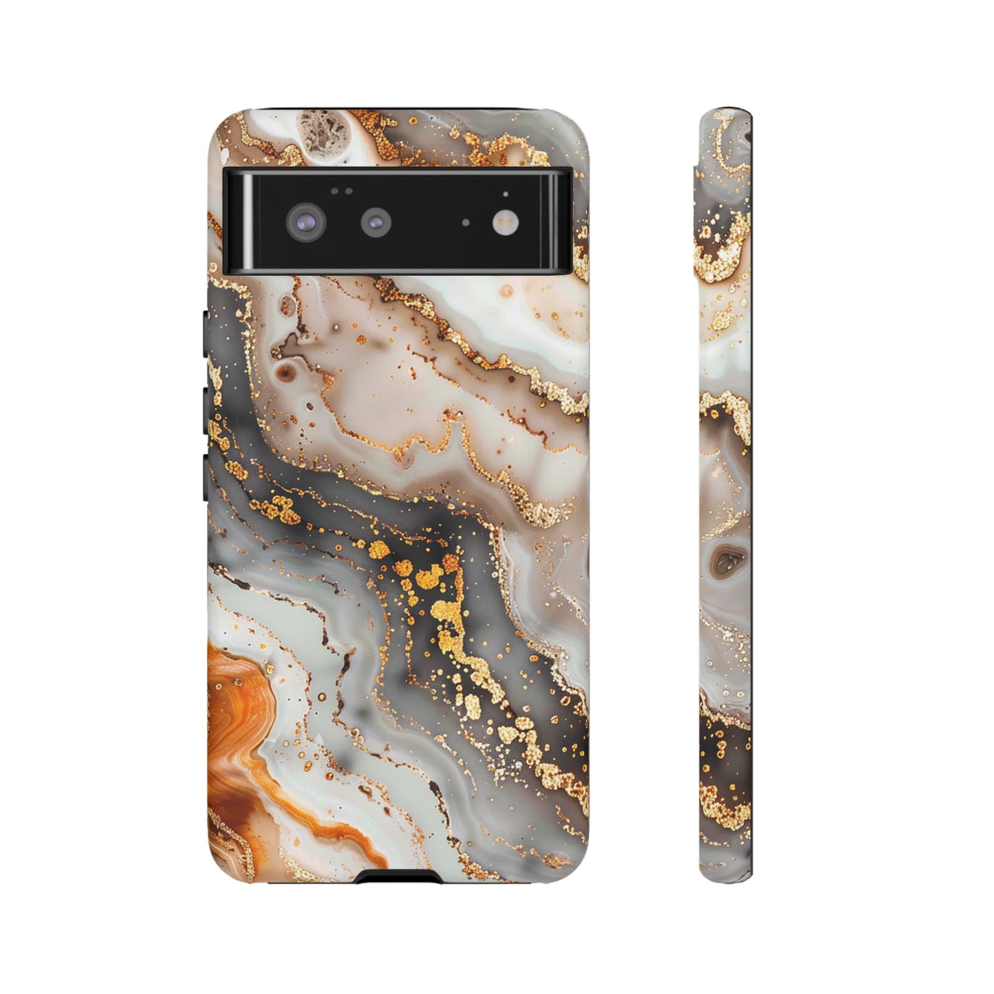 Gold Agate Tough Phone Case