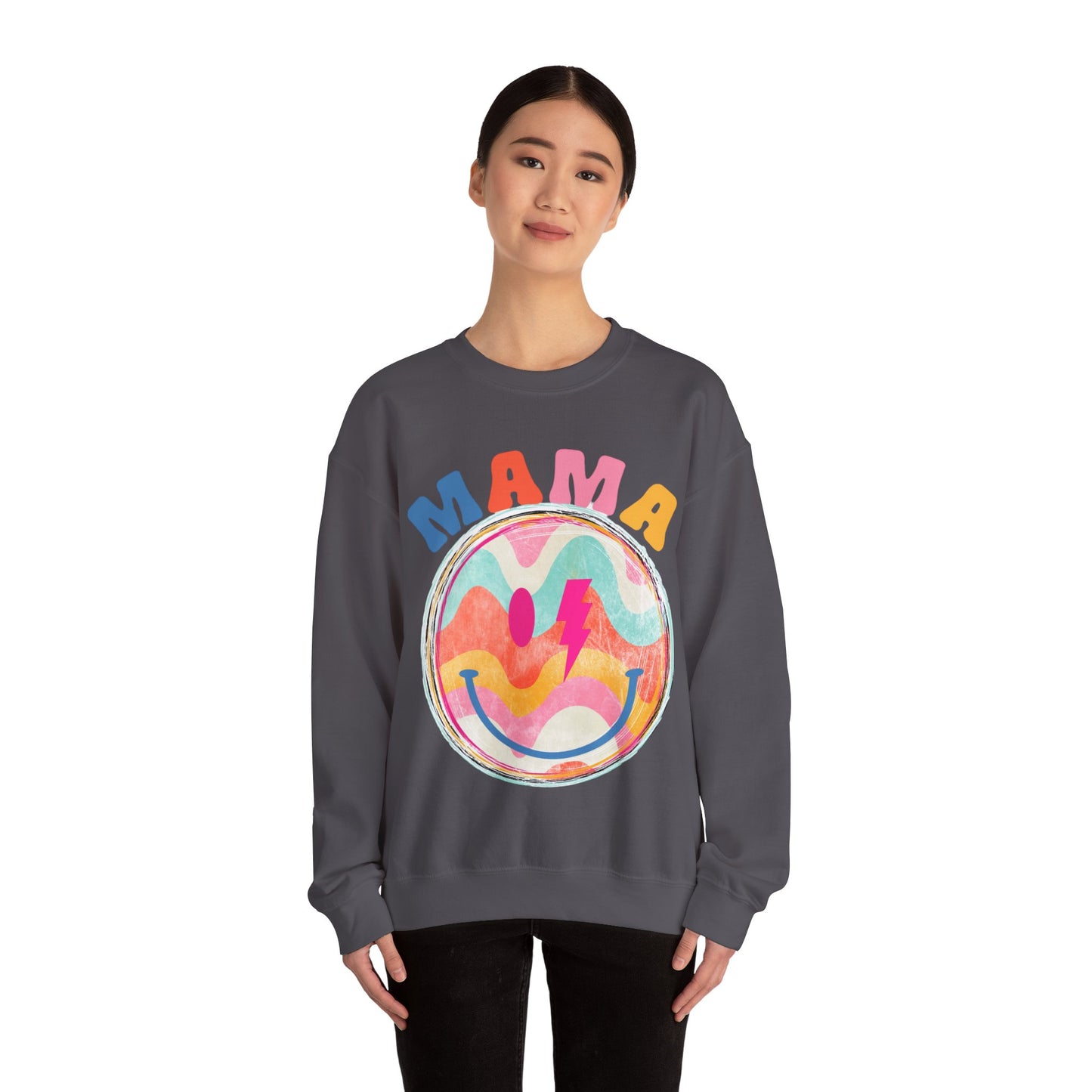 Retro 70's MAMA Unisex Crewneck Sweatshirt