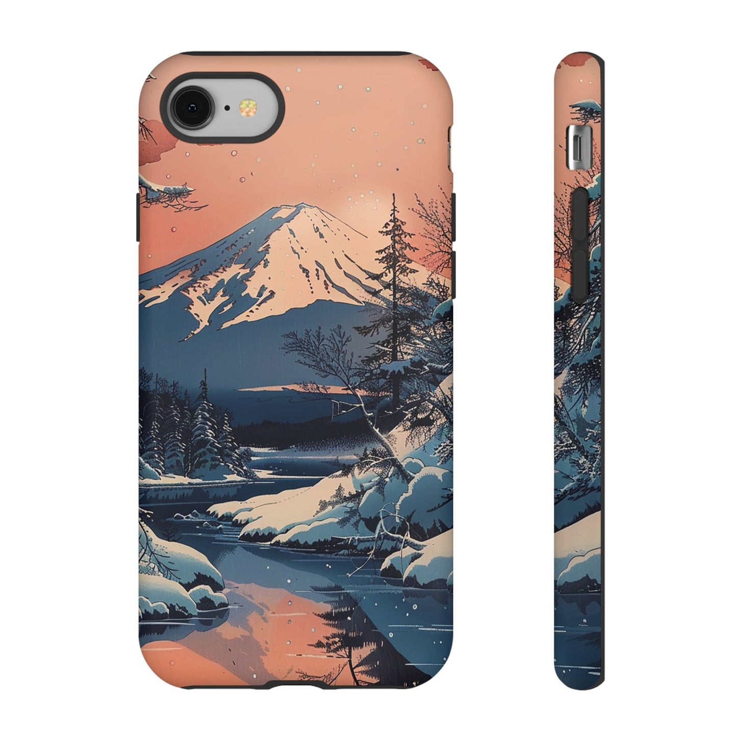 Snow Covered Mountain Tough Phone Case