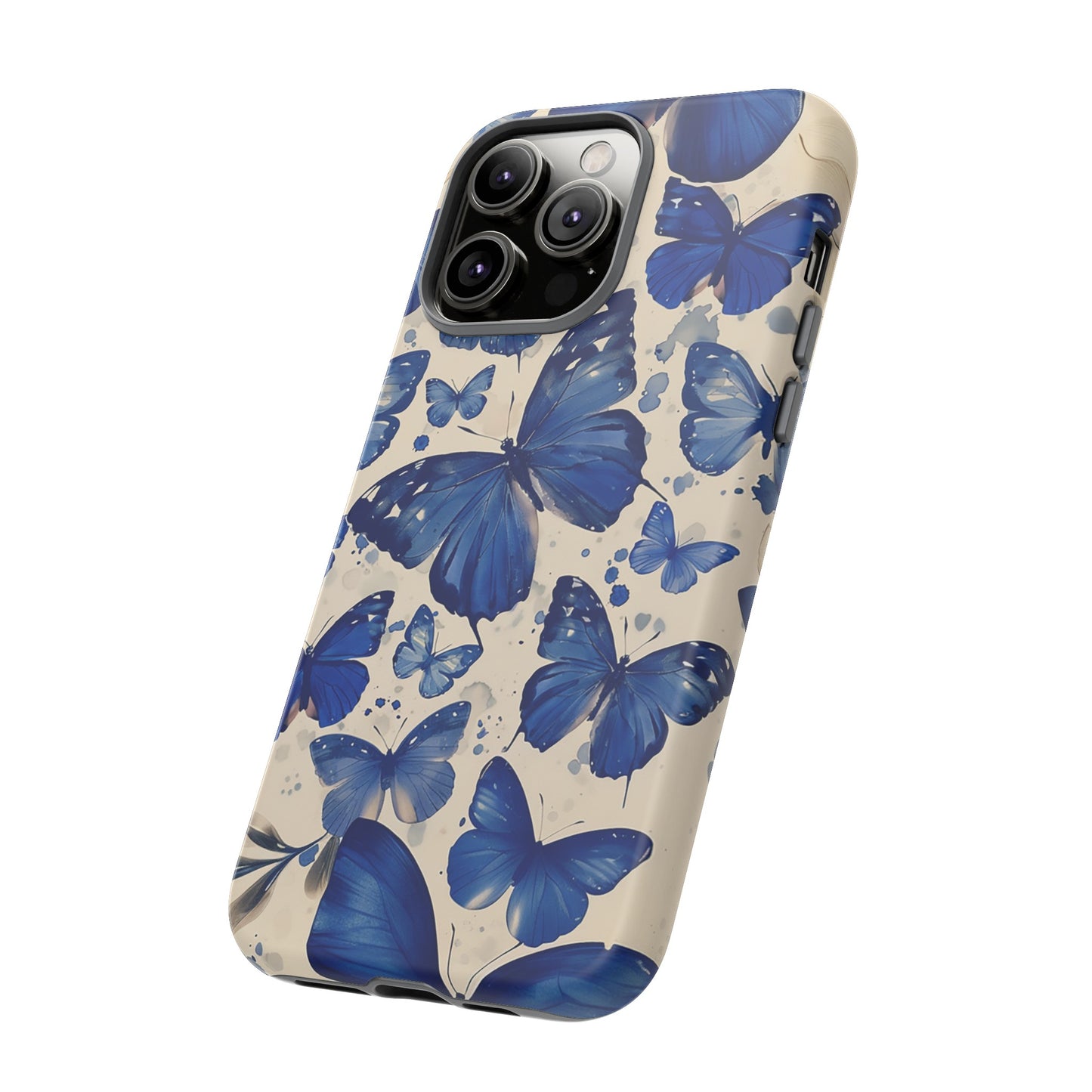 Blue Butterfly Tough Phone Case