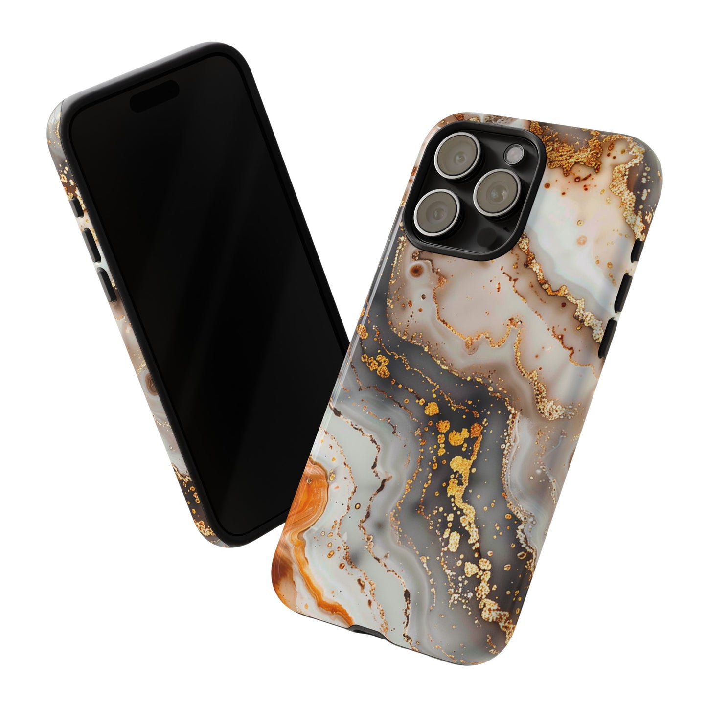 Gold Agate Tough Phone Case