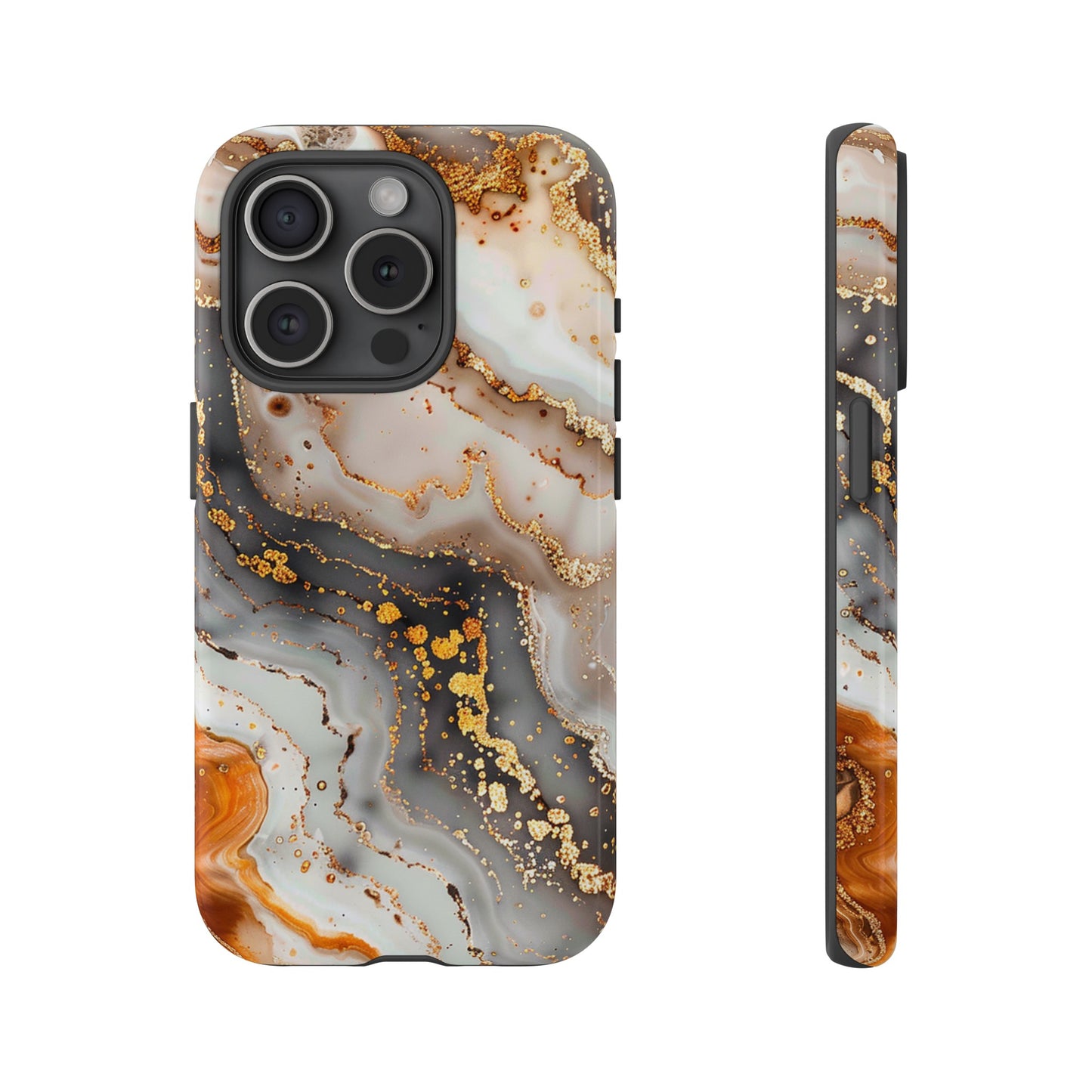 Gold Agate Tough Phone Case