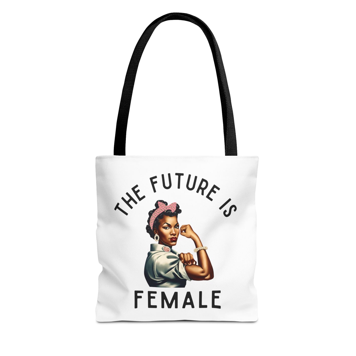 5 The Future is Female White Tote Bag