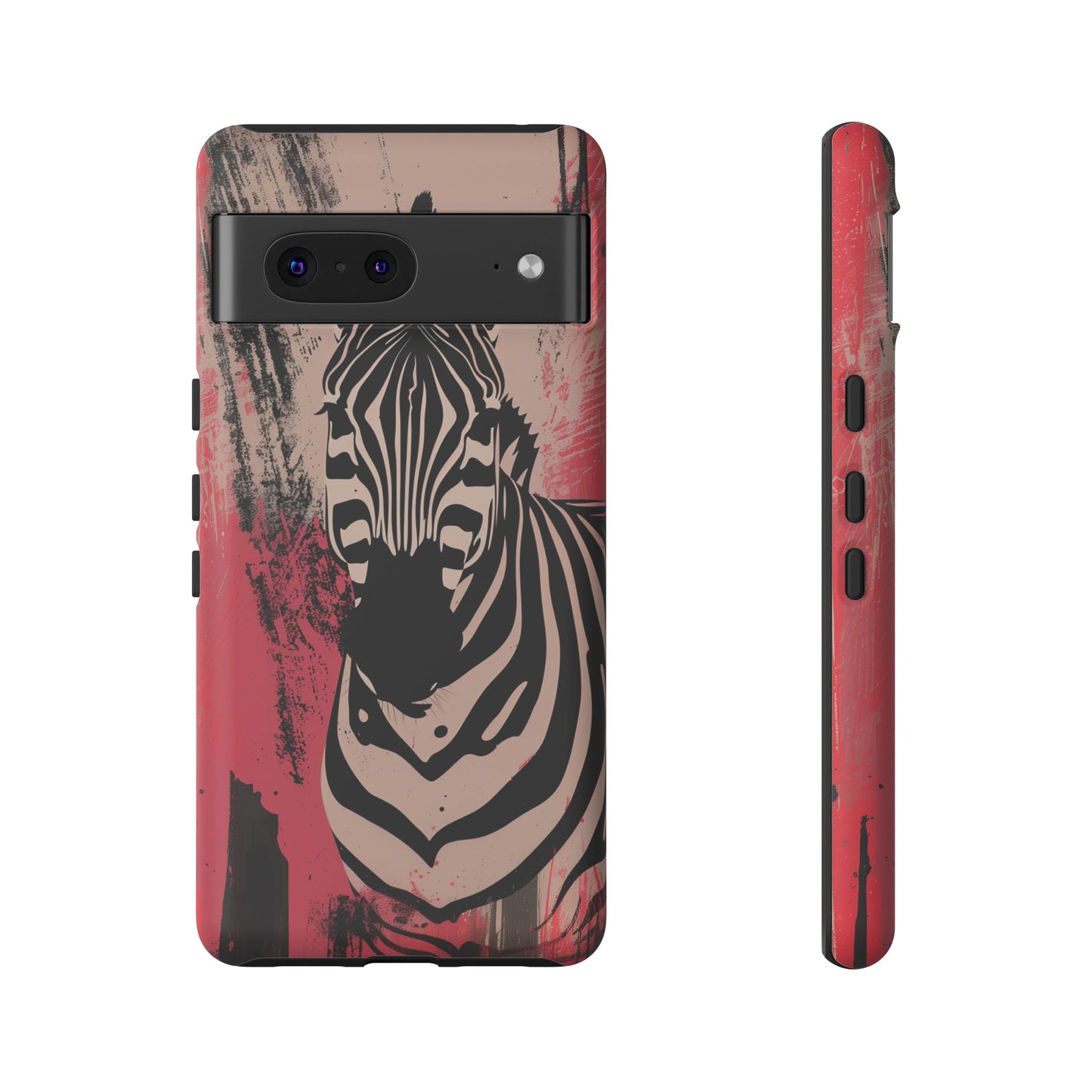 Pink Zebra Tough Phone Case