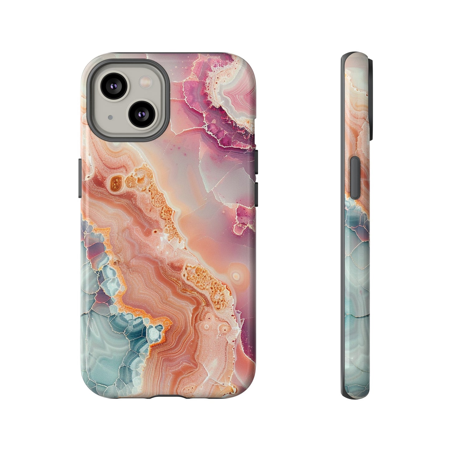 Pink Agate Tough Phone Case