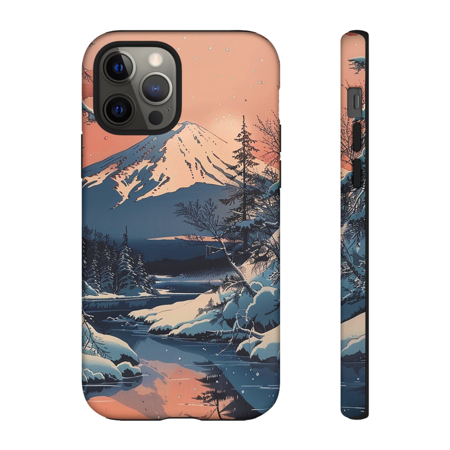 Snow Covered Mountain Tough Phone Case