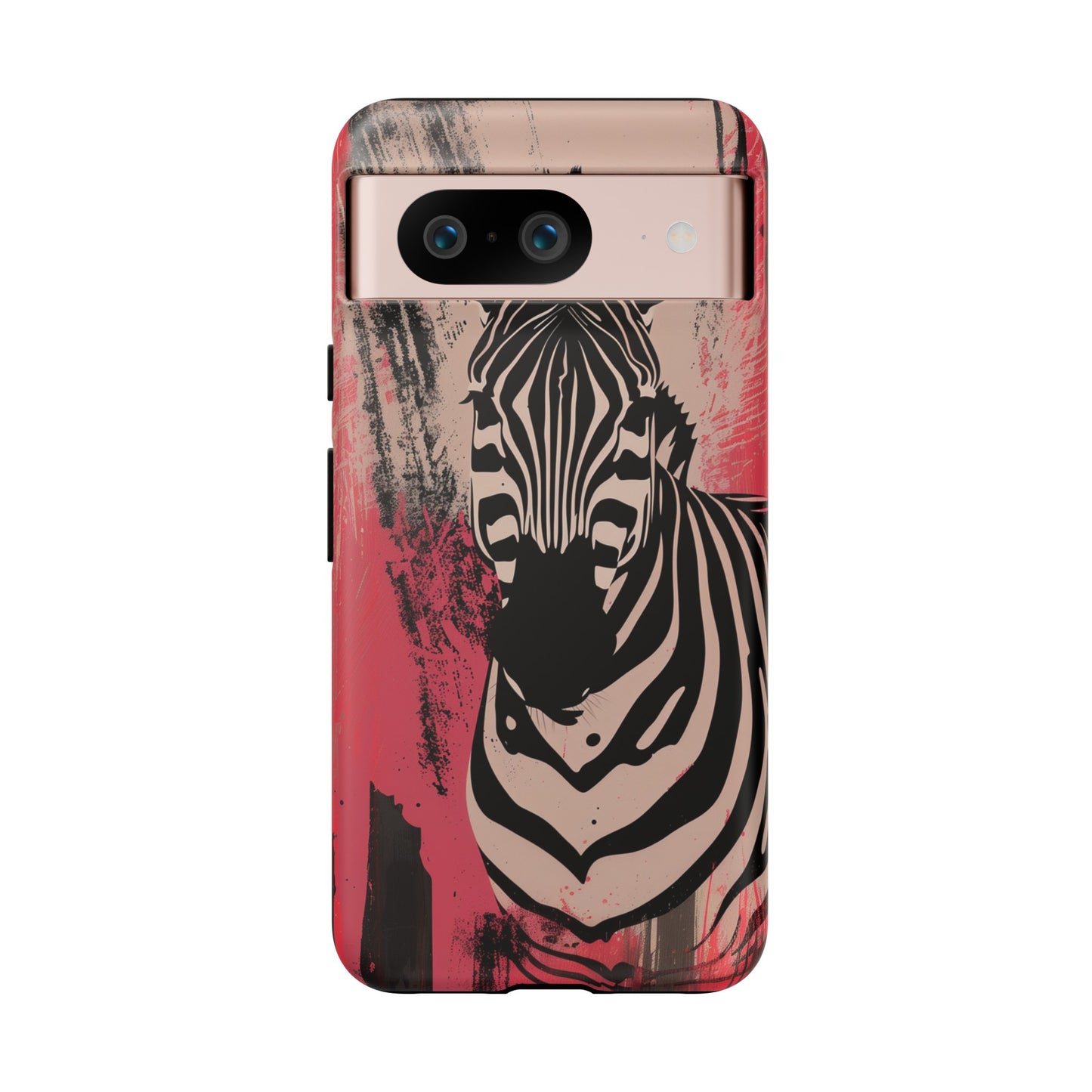 Pink Zebra Tough Phone Case