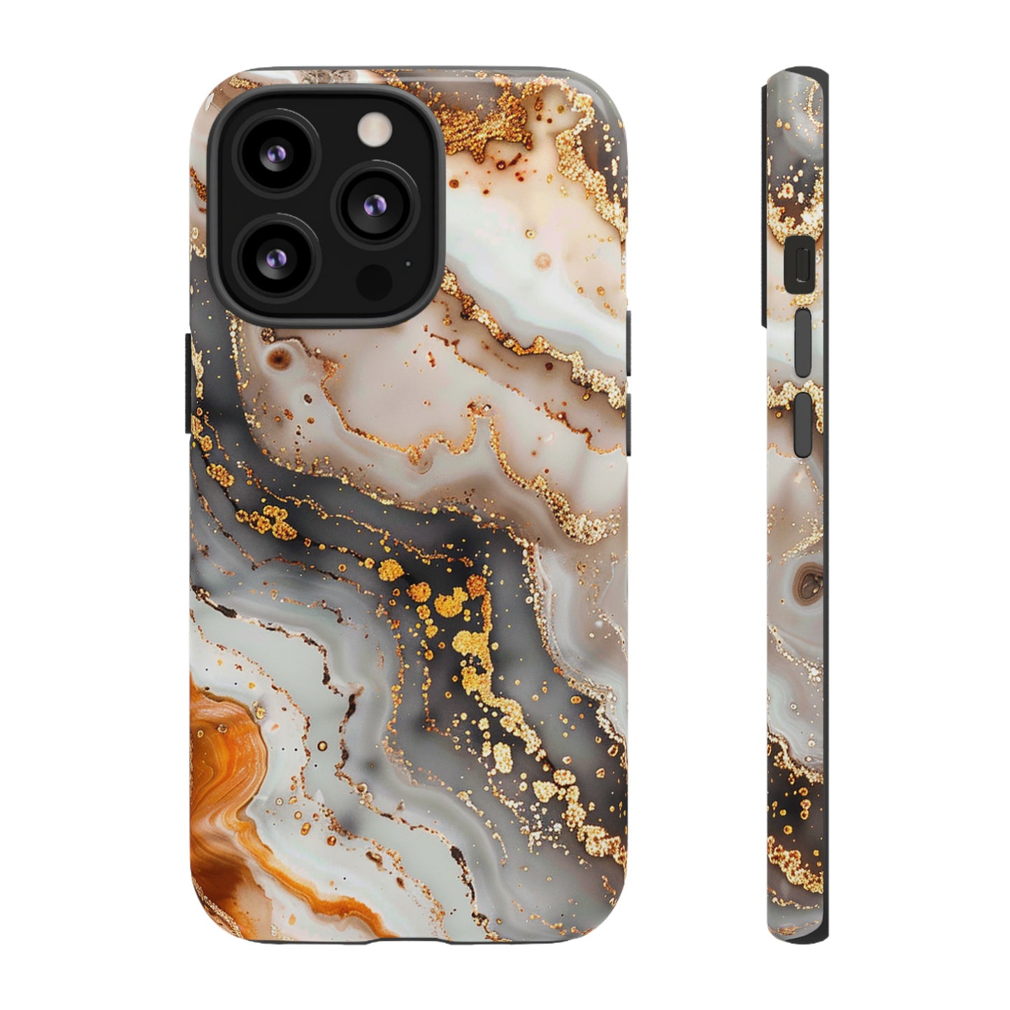 Gold Agate Tough Phone Case