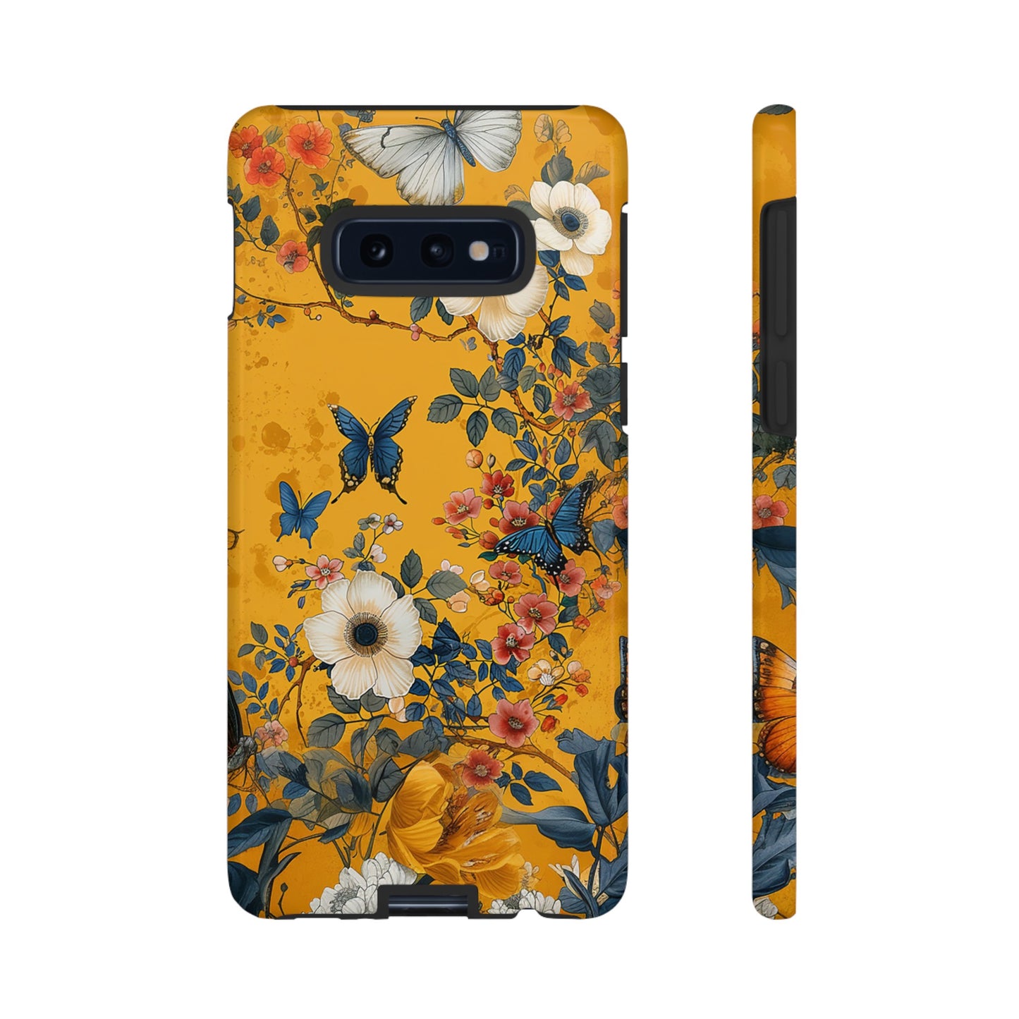 Yellow Floral Tough Phone Case