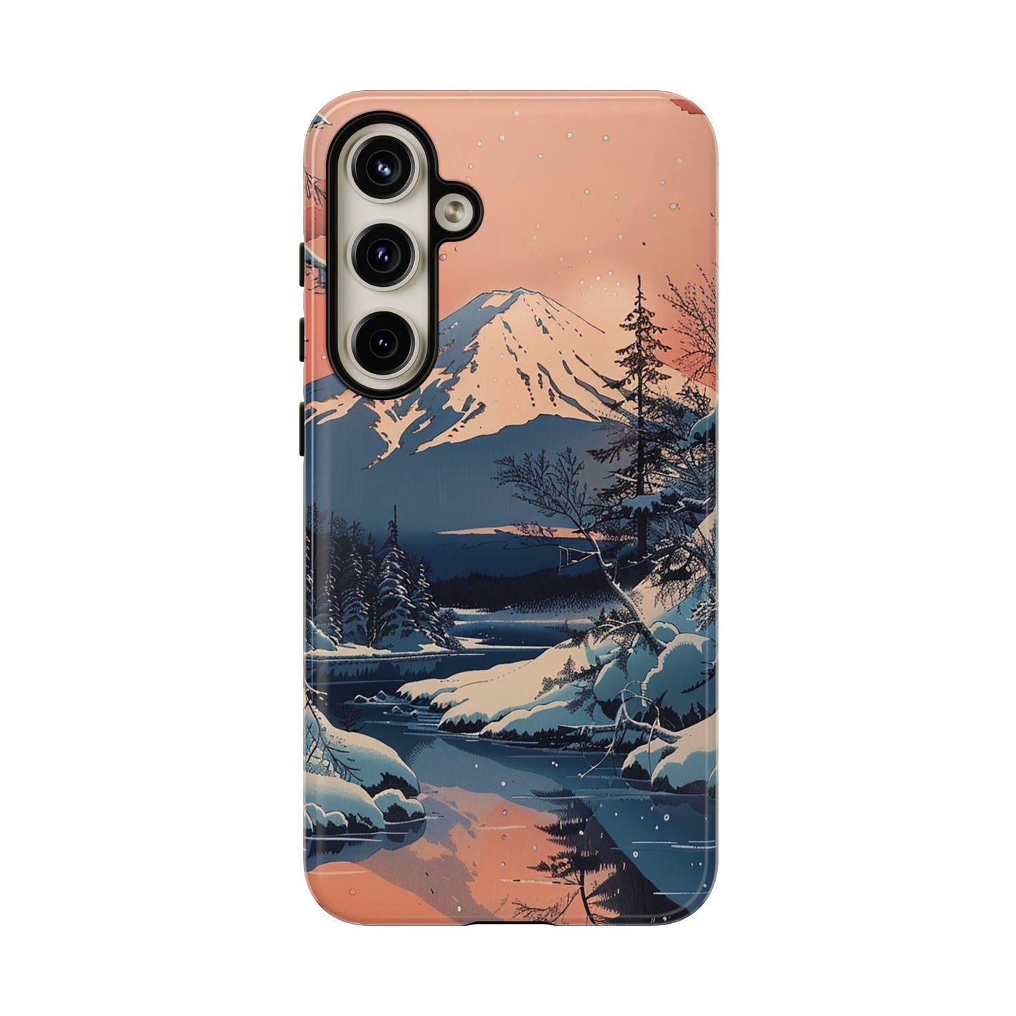 Snow Covered Mountain Tough Phone Case