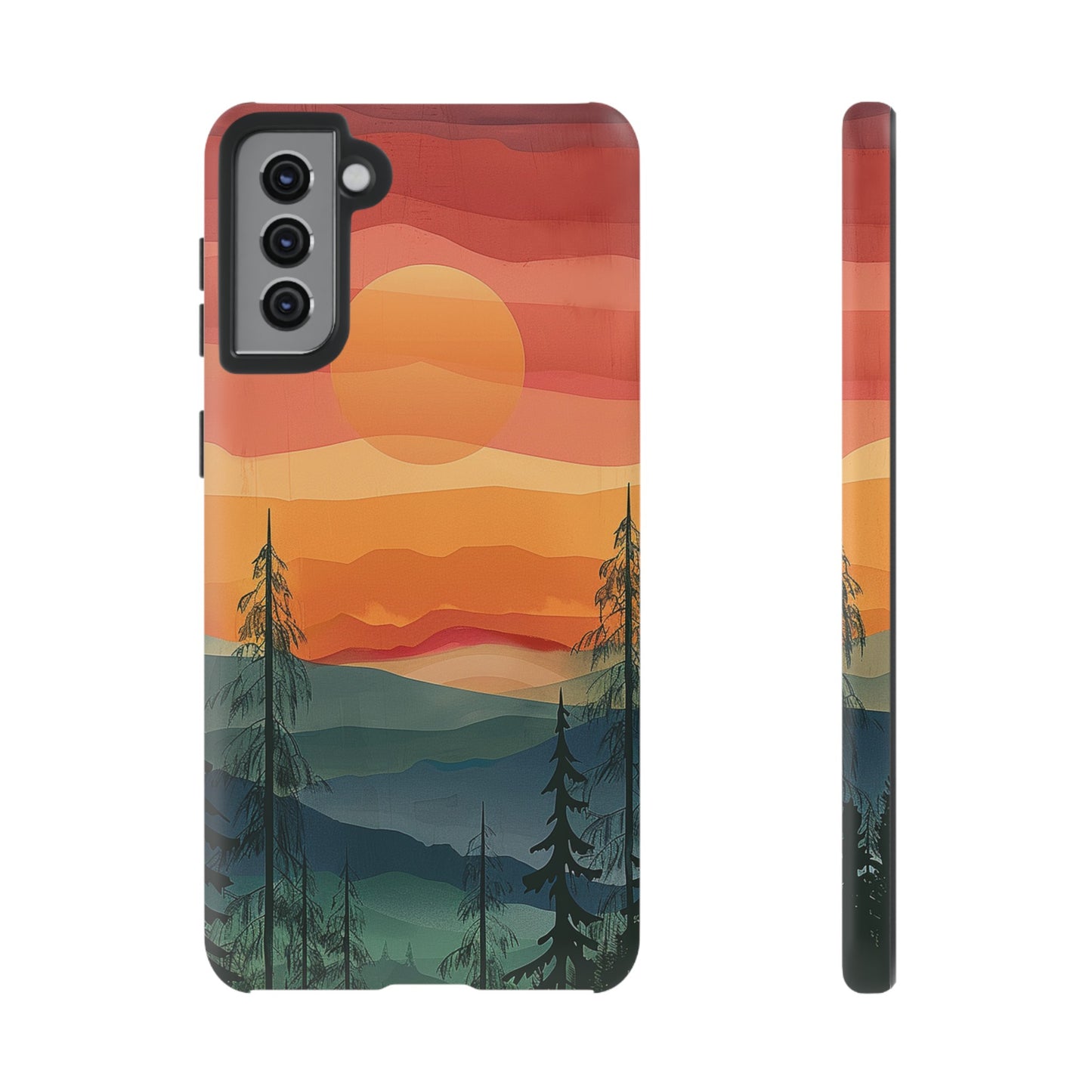 Forest Sunset Tough Phone Case