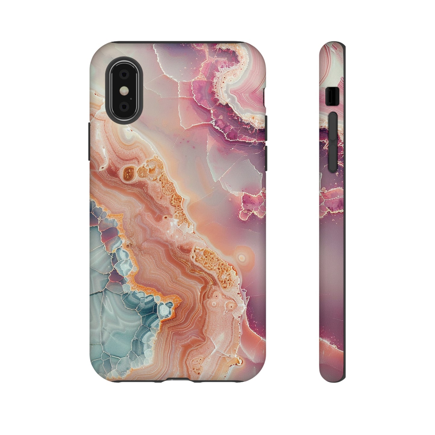 Pink Agate Tough Phone Case