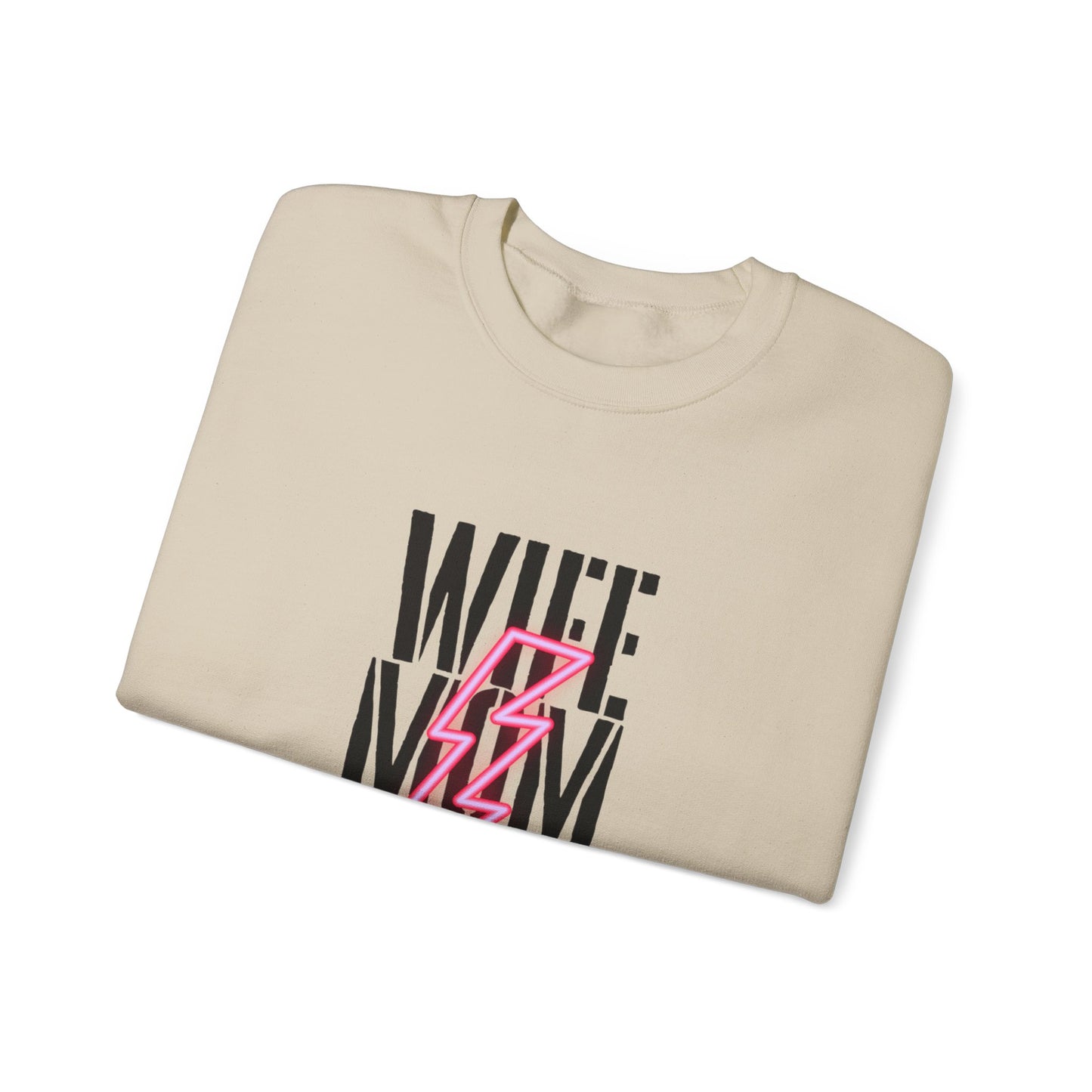 Wife Mom Boss Unisex Crewneck Sweatshirt