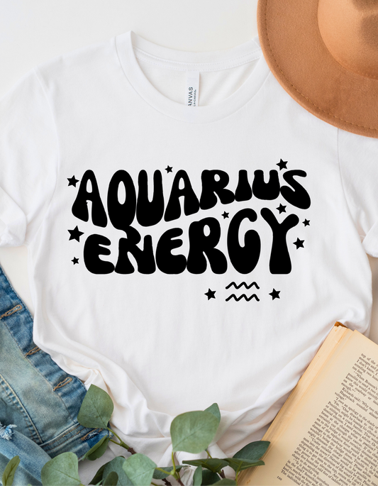 Aquarius Energy Unisex Jersey Short Sleeve Tee