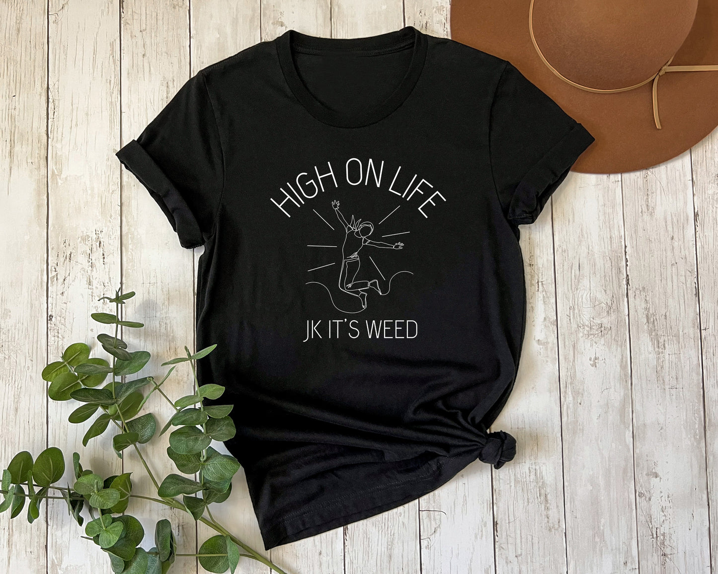 High on Life (Weed) Jersey Short Sleeve Tee