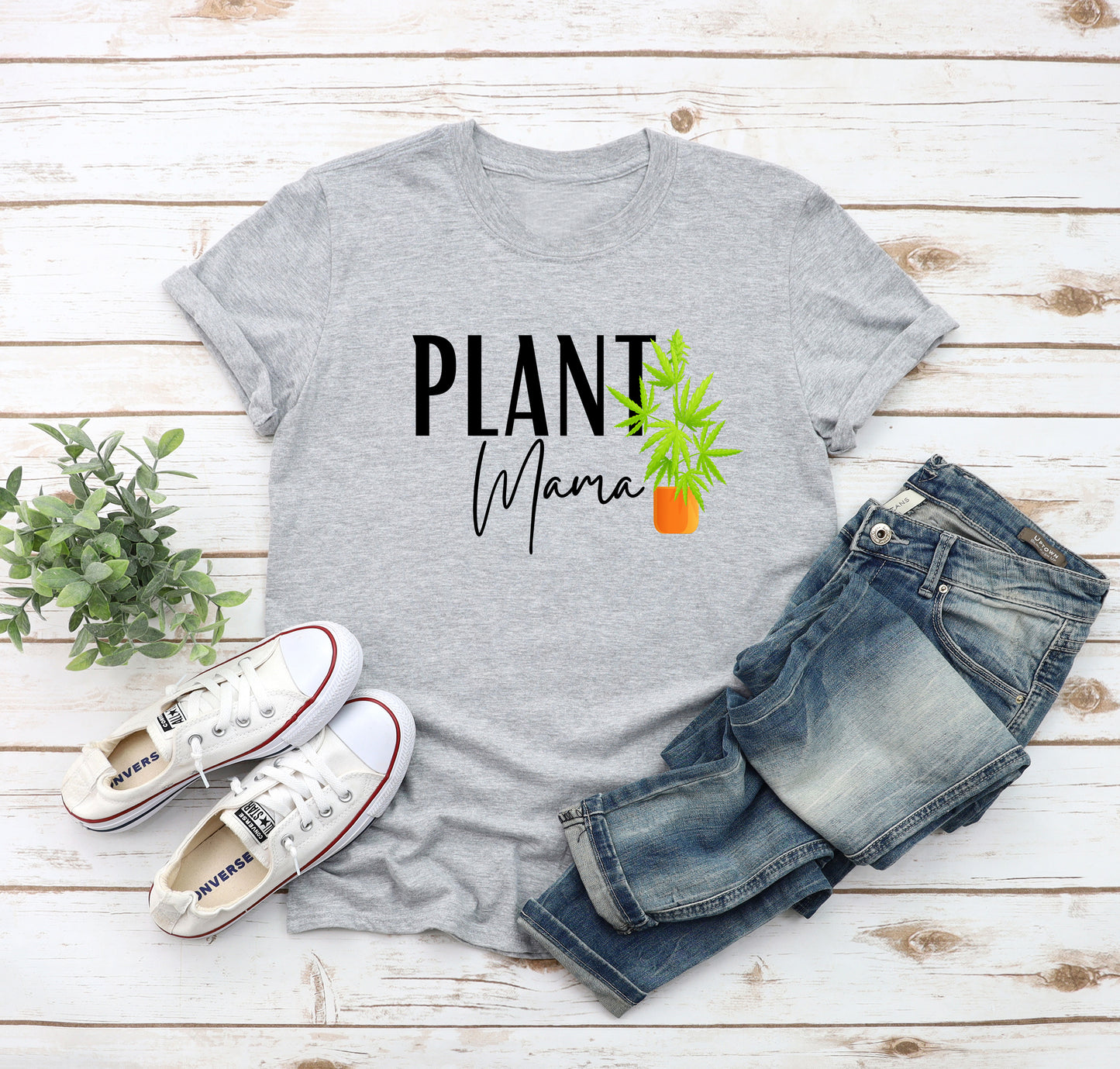 Plant Mama (Cannabis) Jersey Short Sleeve Tee