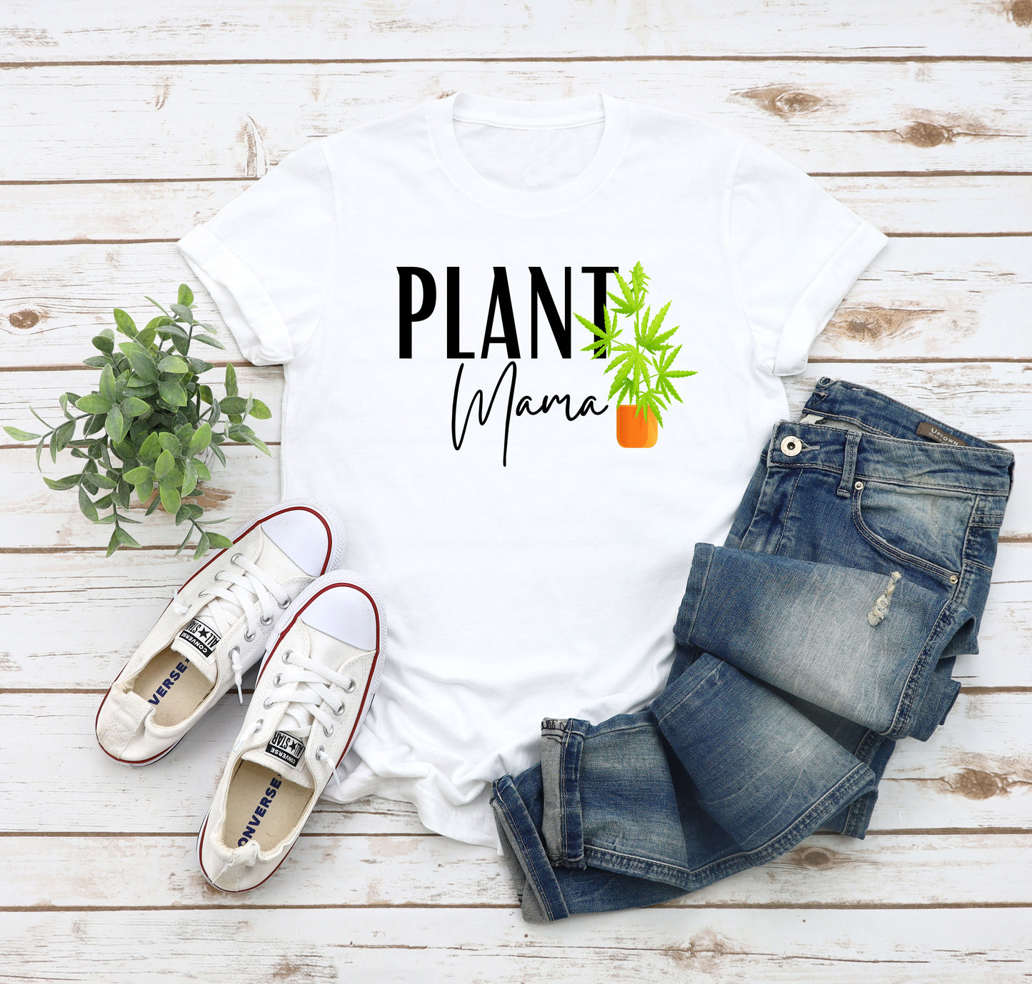 Plant Mama (Cannabis) Jersey Short Sleeve Tee