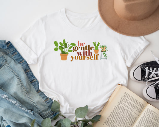 Be Gentle With Yourself Jersey Short Sleeve Tee