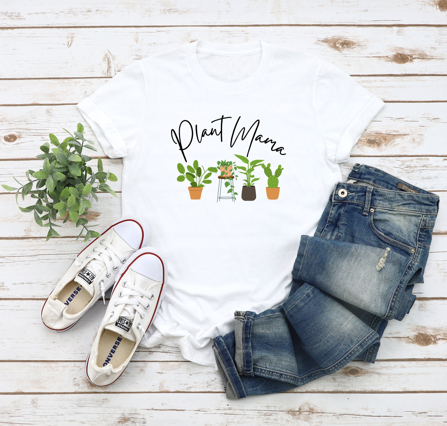 Plant Mama Jersey Short Sleeve Tee