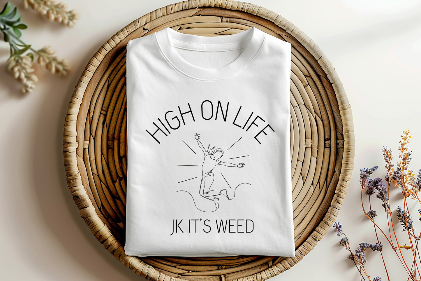 High on Life (Weed) Jersey Short Sleeve Tee